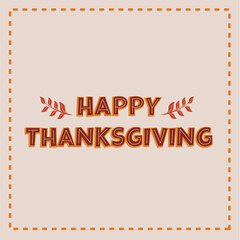 Happy Thanksgiving Greeting
