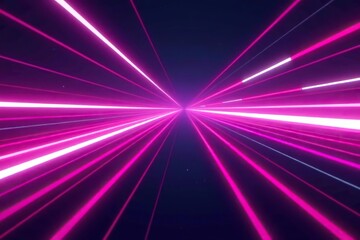 Vibrant neon streaks of light zoom across a futuristic 3D anime background,  colorful,  anime