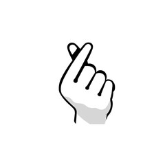 vector hand sign
