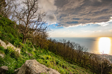 Hiking on Ischia Island, Mount Epomeo