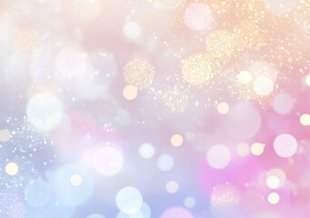 Obraz premium Soft pastel light background with rays of sun, white and blue colors, glitter and sparkles