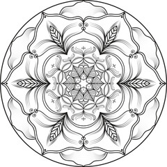 Print Mandala Lineal