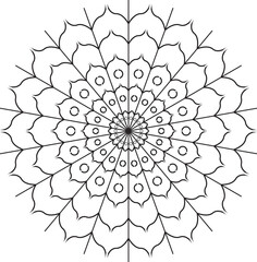 Print Mandala Lineal