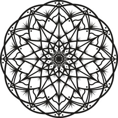 Print Mandala Lineal