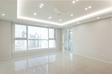 If you put marble on the floor, it becomes a very luxurious penthouse