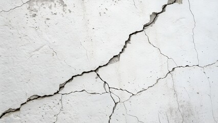 Old cracked concrete wall