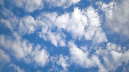 Blue sky and clouds in the sky