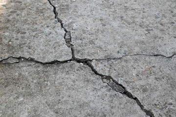 Fototapeta premium cracked concrete wall