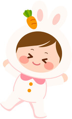 Easter Bunny Costume Boy
