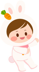 Easter Bunny Costume Boy
