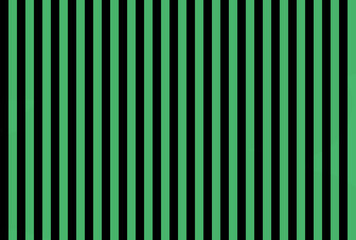 Shocking Emerald color and black color background with lines. traditional vertical striped background texture..