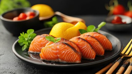 Promote alaskan smoked salmon breakfast banner coastal kitchen food photography inviting atmosphere culinary delight