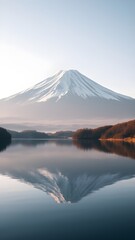 Fototapeta premium A breathtaking view of Mount Fuji