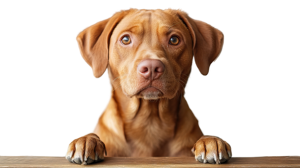 Loyal Companion: A close-up, heartwarming portrait of a beautiful golden retriever dog, its expressive eyes conveying a sense of loyalty and friendliness. The dog is perfectly positioned.