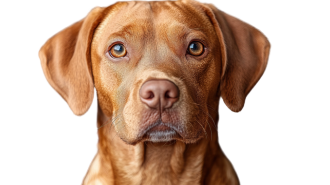 Loyal Gaze: The close-up shot of a dog focuses on its eyes, capturing a sense of trust and affection, ideal for animal lovers. 