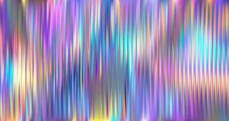 Soft pastel holographic ribbed glass. Pearlescent textured gradient
