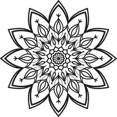 Print Design Mandala Alpona Art 