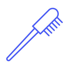 Eyebrow Brush Icon Design