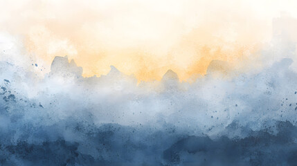 Obraz premium Soft watercolor texture abstract art visual design tranquil environment artistic viewpoint subtle transitions for serenity