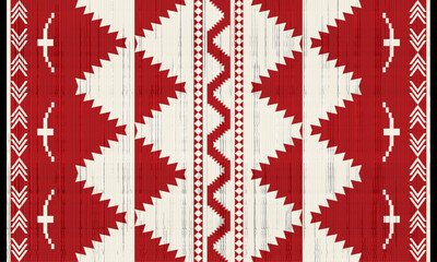 Navajo tribal vector seamless pattern. Native American ornament. Ethnic South Western decor style. Boho geometric ornament. Vector seamless pattern. Mexican blanket, rug. Woven carpet illustration