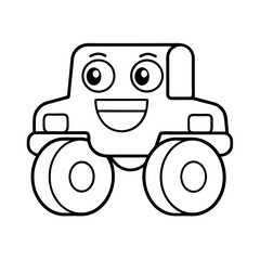 toy tractor isolated on white