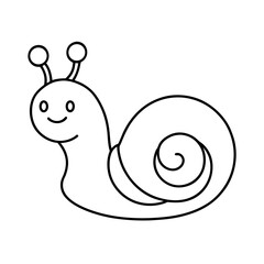 funny snail cartoon