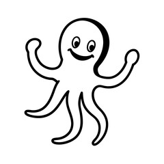 octopus cartoon character