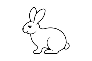 vector illustration of a rabbit