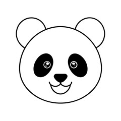 Fototapeta premium panda with a smile