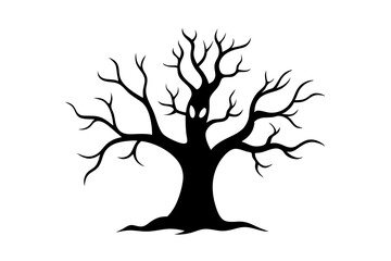 tree silhouette vector