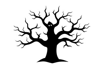 tree silhouette vector