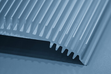 The curve shape of aluminum heat sink profile.
