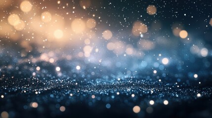 Fototapeta premium Star bokeh night sky. Generative AI
