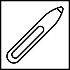 Eyebrow Pencil Icon Design