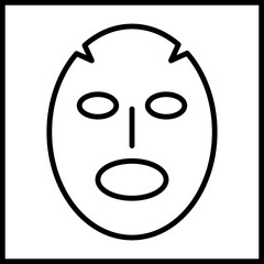Face Mask Icon Design