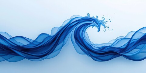  Indigo Tides Ethereal Wave Formations