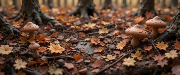  Delicate Details and Textural Variations Capture the Essence of the Forest in a Stop Motion Animated Composition