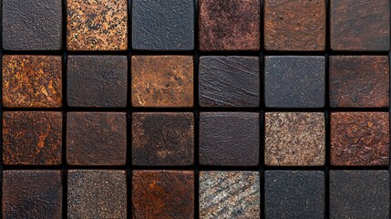 Rustic Wood Block Texture Pattern.