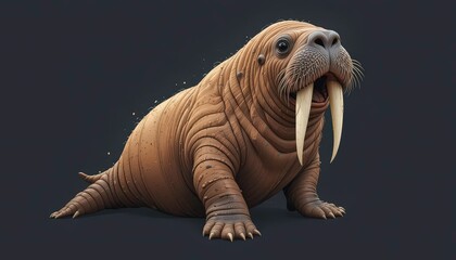  Highly Detailed Walrus Bring Realism to Your Visuals with This Textured Illustration