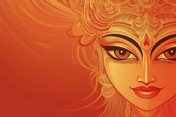 Goddess Durga Illustration