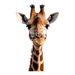 Fototapeta premium Another young giraffe, slightly different pose from previous one