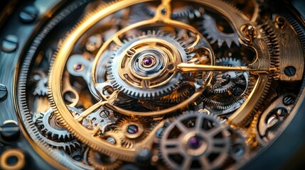 Intricate watch mechanism