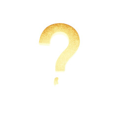 Naklejka premium yellow question mark