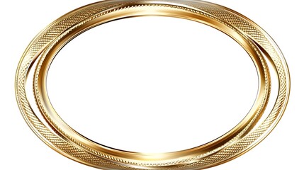 Luxurious golden halftone frame with elegant emblem design