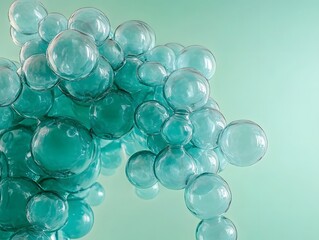 Vibrant gradient metaball shapes morphing in a fluid 3D effect