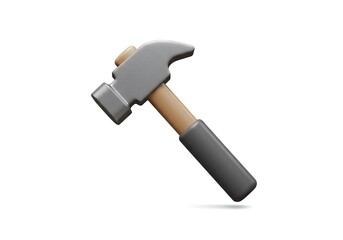 Hammer Illustration: Construction Tool for Home Improvement Projects