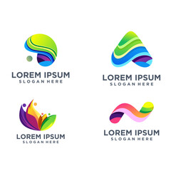 Abstract vector template. logo, logo design, gradient logo