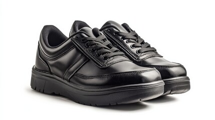 Stylish and Comfortable Black Sneakers for Everyday Wear, Perfect for Casual Outfits, School, Work, or Outdoor Activities for All Ages and Occasions