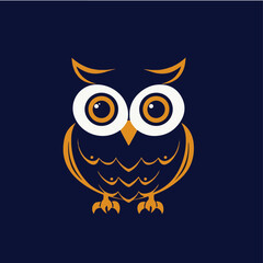 Fototapeta premium Owl, vector illustration.