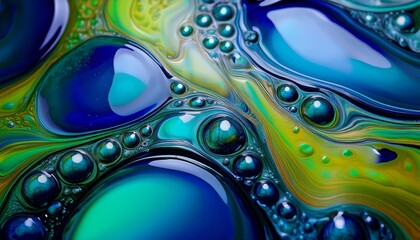 Iridescent Liquid Flow